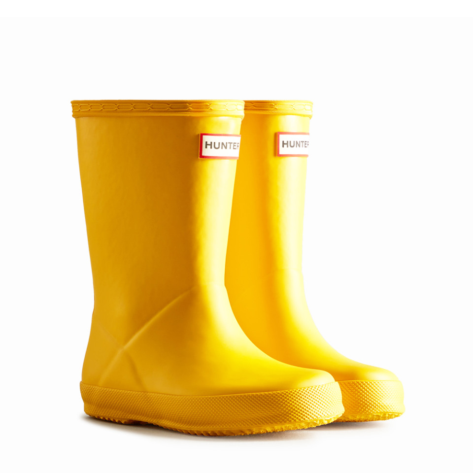 Gule gummistøvler