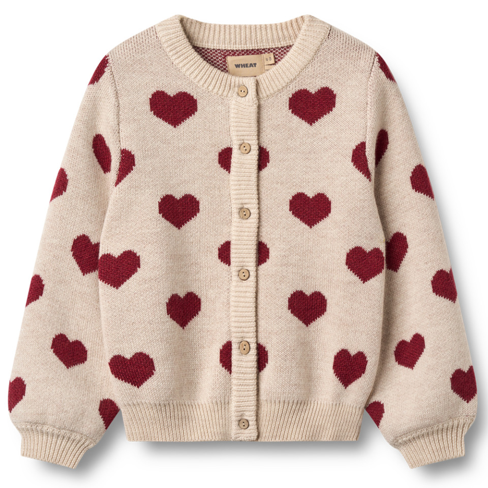 Merinould Hearts cardigan