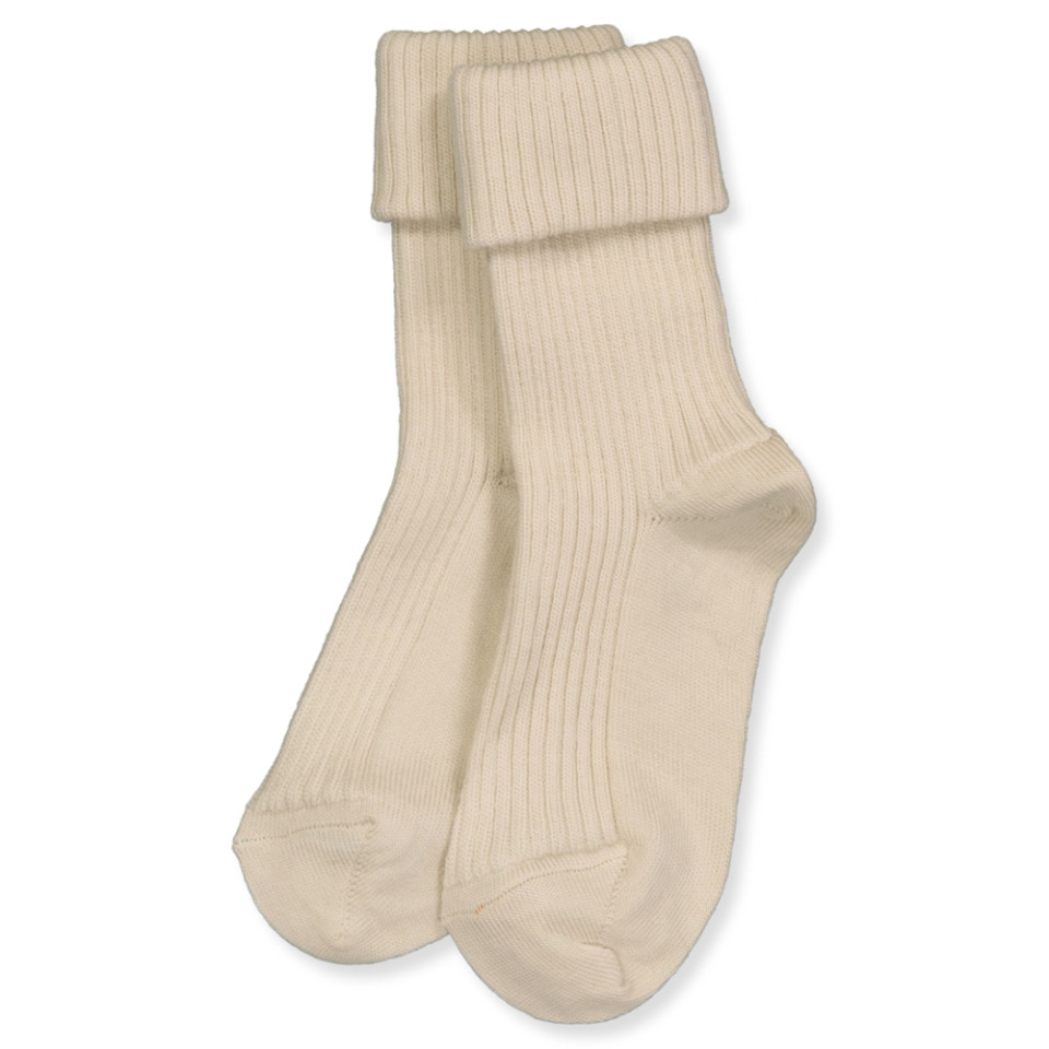 Rib uldstrømper