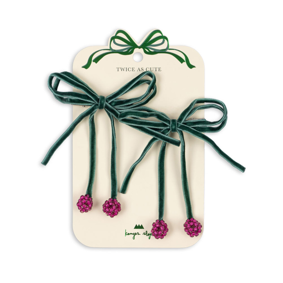 Cherry 2-pak hårspænder