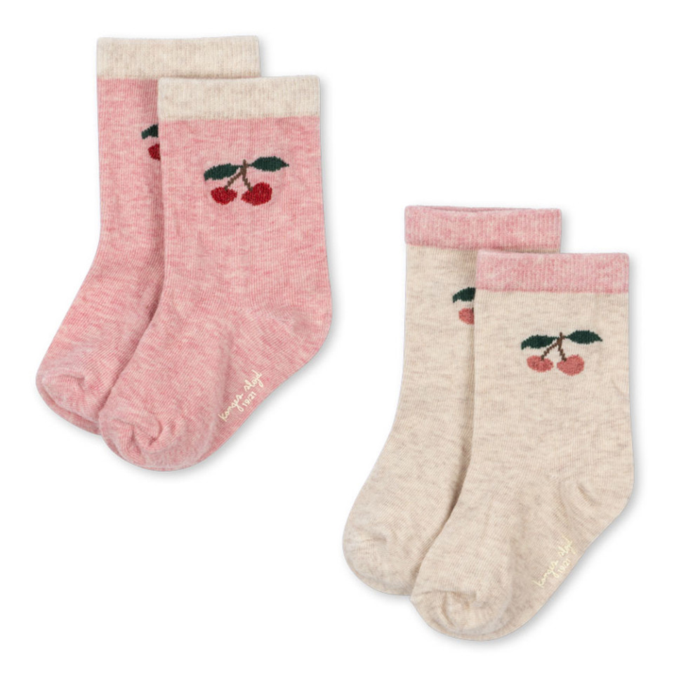 Cherry 2-pak strømper