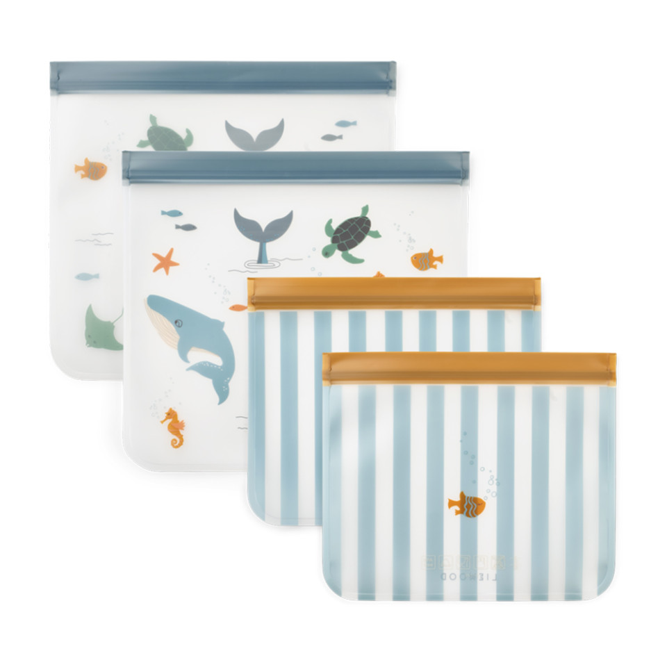 Rebus 4-pak genanvendelige madposer