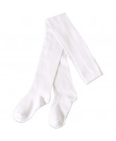 Hvide basic strømpebukser