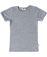 Grå uld t-shirt