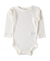 Offwhite uld/silke body