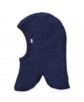 Blå uld fleece elefanthue