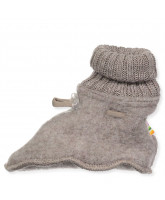 Beige uld fleece futter