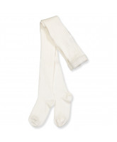 Snow white rib strømpebukser