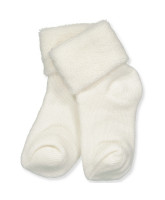 Snow white baby uldstrømper