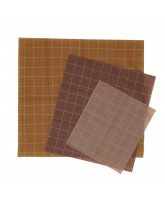 3 pak cotton wraps med bivoks