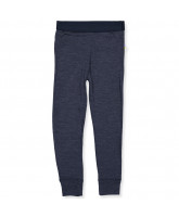 Navy uld/silke leggings