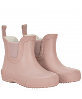 Rosa gummistøvler