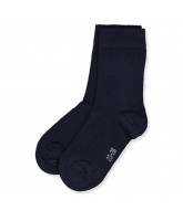 Navy uld strømper
