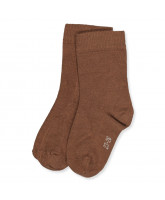 Brune bambus strømper