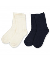 2 pak pointelle strømper