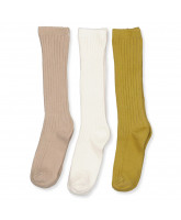 3 pak Elove rib knæstrømper