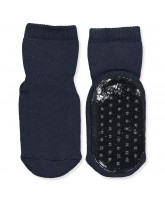 Navy non-slip strømper