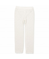 Offwhite uld/silke leggings