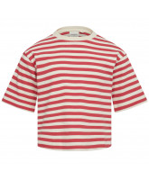 Organic stribet t-shirt