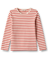 Organic Stig stribet bluse