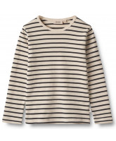 Organic Stig stribet bluse