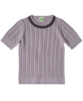 Organic pointelle t-shirt