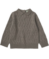 Pointelle merinould bluse