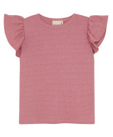 Organic Glitter rib t-shirt