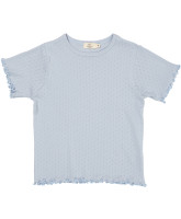 Organic pointelle t-shirt