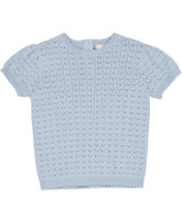 Organic pointelle t-shirt