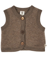 Woolly uldfleece vest