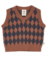 Organic Harlequin strikvest