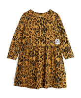 Lyocell leopard kjole