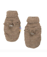 Beige merinould vanter