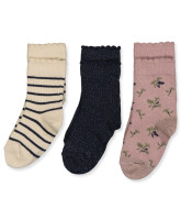 3-pak Thora strømper