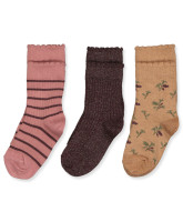 3-pak Thora strømper