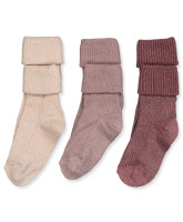 3-pak Ida glitter strømper